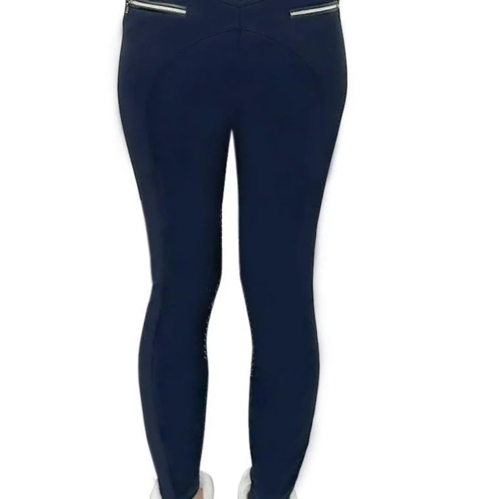 Gabrielle Navy Knee Patch Breech
